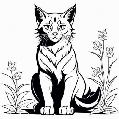 kolorowanki wojownicy koty