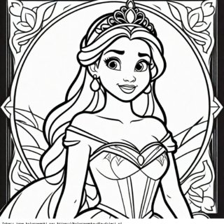 księżniczki disney kolorowanki