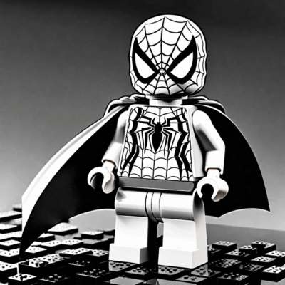 lego spiderman kolorowanka