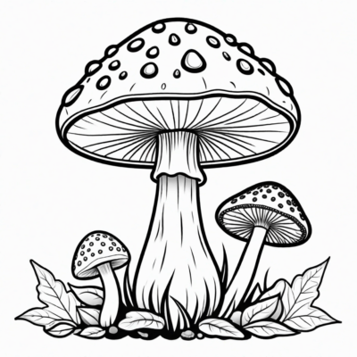 muchomor kolorowanka