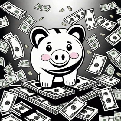 pieniądze kolorowanki