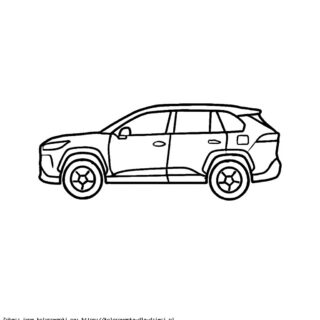 Kolorowanka Samochód Suv