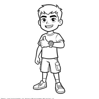 Kolorowanka Ben 10