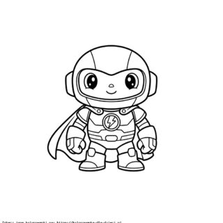 Kolorowanka Superzings Robot