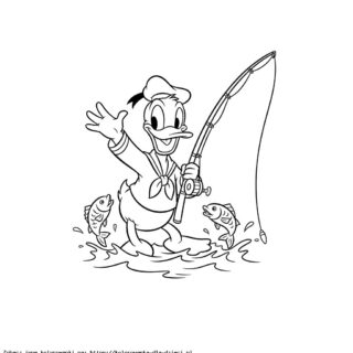 Kolorowanka Kaczor Donald