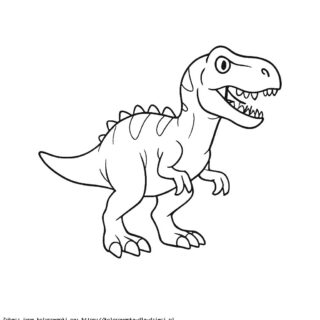 Kolorowanka Gigantozaur