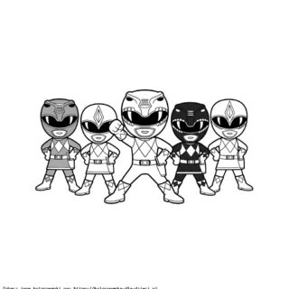 kolorowanka power rangers
