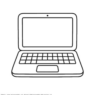 Kolorowanka Laptop