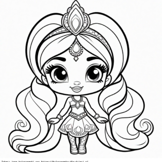 Kolorowanka Dżasmina