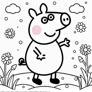 Kolorowanka Świnka Peppa