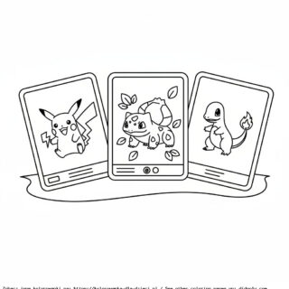 kolorowanka karty pokemon do druku