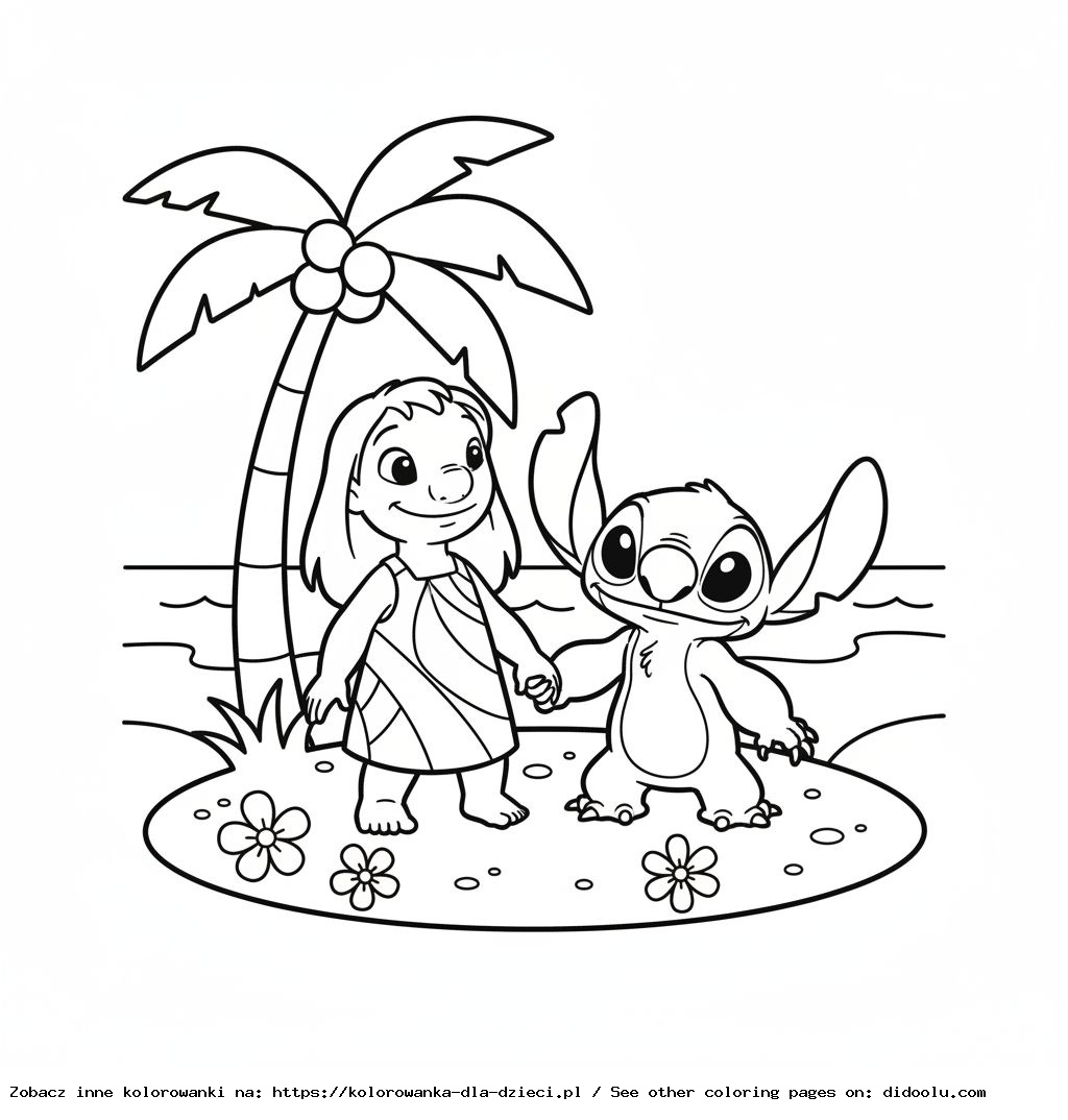 lilo i stich kolorowanka