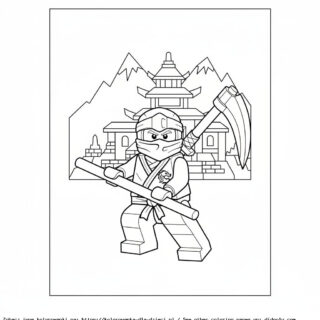 kolorowanka do druku lego ninjago
