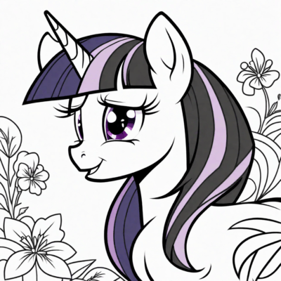 twilight sparkle kolorowanka