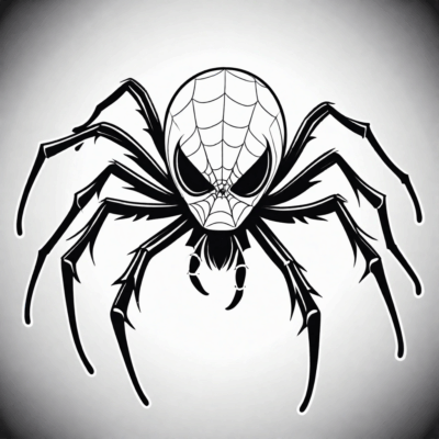 ghost spider kolorowanka