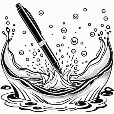 kolorowanki wodne z pisakiem