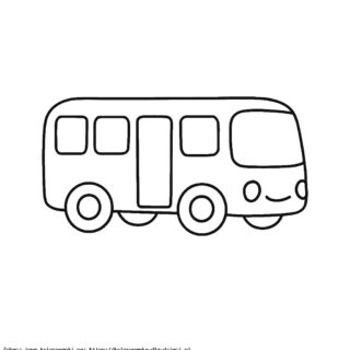 autobus kolorowanka do druku