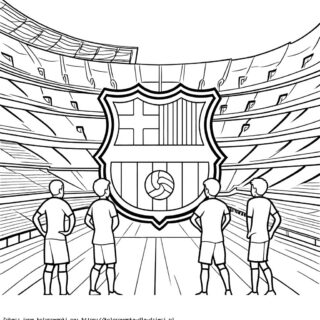 kolorowanka fc barcelona