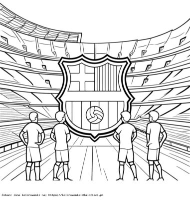 kolorowanka fc barcelona
