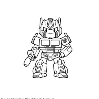 Kolorowanka Optimus Prime