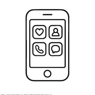 Kolorowanka Smartfon