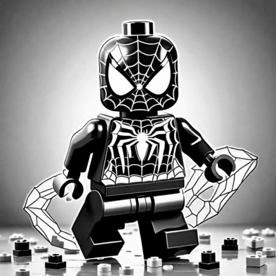 spiderman lego kolorowanka