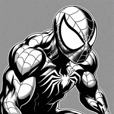 spiderman venom kolorowanka