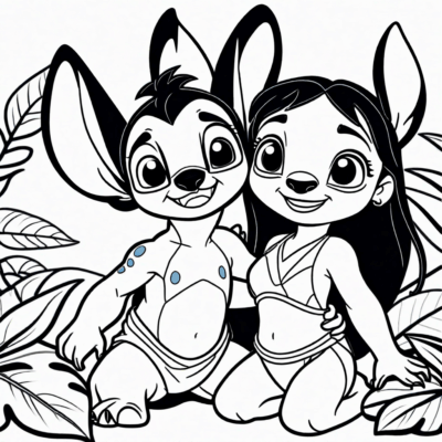 kolorowanki lilo i stich