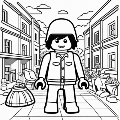 kolorowanki playmobil