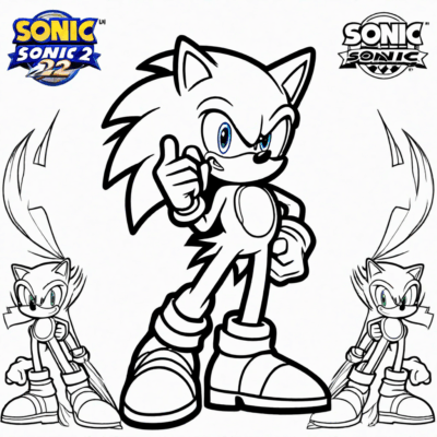 kolorowanki sonic 2