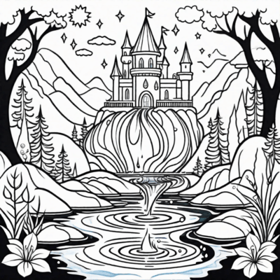 magiczna kolorowanka wodna