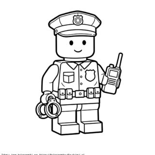 lego policja kolorowanki