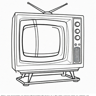 Kolorowanka Telewizor