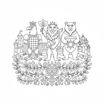 lech czech i rus kolorowanka