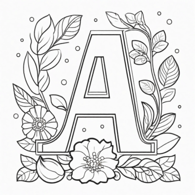 alfabet kolorowanka do druku