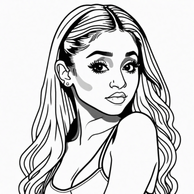 ariana grande kolorowanki
