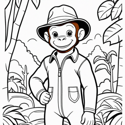 ciekawski george kolorowanka