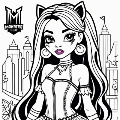dziewczyny kolorowanki monster high