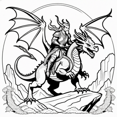 jeźdźcy smoków kolorowanka