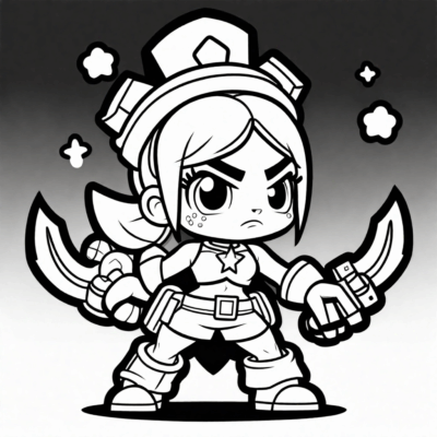 kolorowanka brawl stars bibi