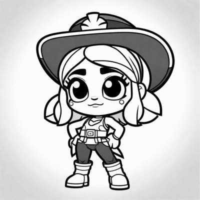 kolorowanka brawl stars colette