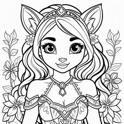 kolorowanka do druku enchantimals