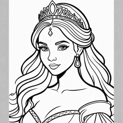 kolorowanka królewna