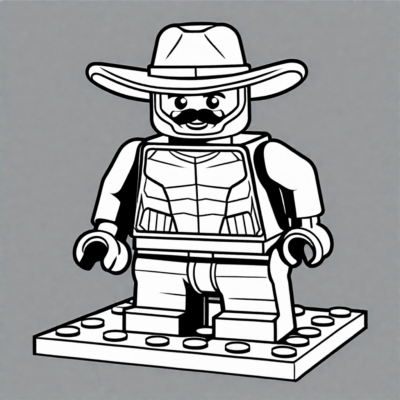 kolorowanka lego do druku