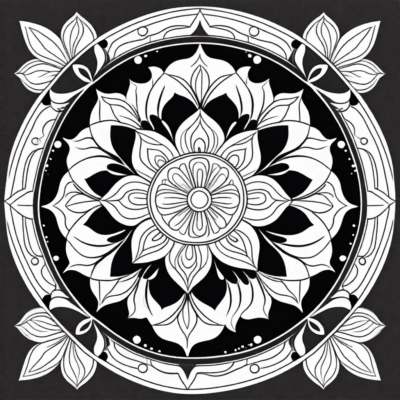 kolorowanka mandala do druku