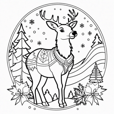 kolorowanka świąteczna do wydruku