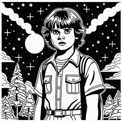 kolorowanki do druku stranger things