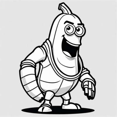 kolorowanki fortnite bananek