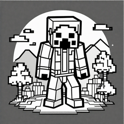 kolorowanki majkraft