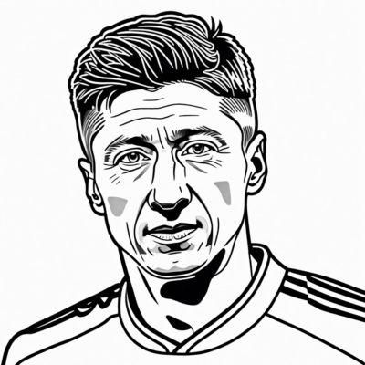 kolorowanki robert lewandowski